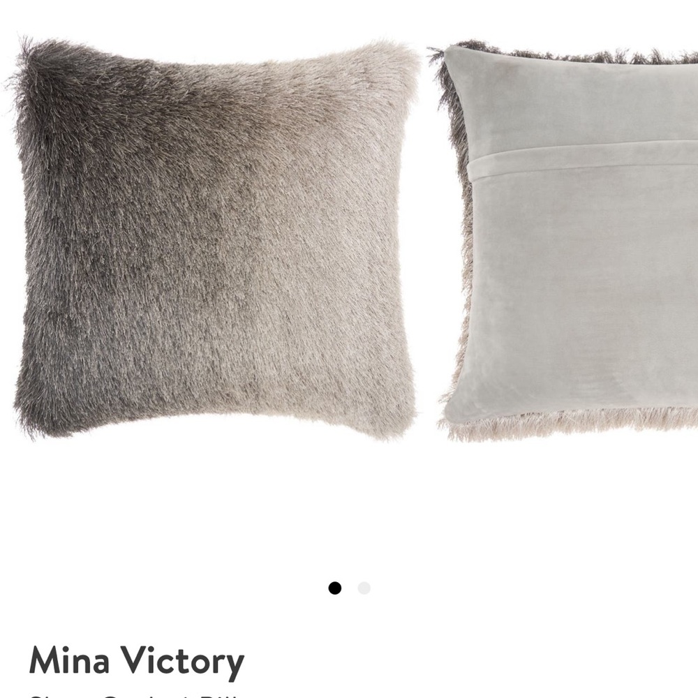 Ombre accent pillow